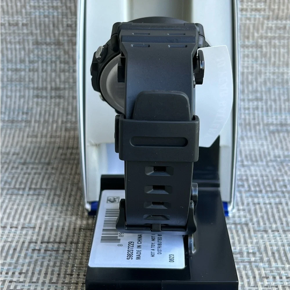 Casio Black Smartwatch with Rugged Design and Digital Display